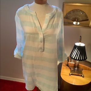 Kaktus beach cover-up; XL long sleeve.